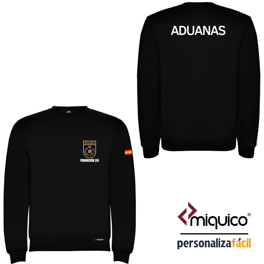 Sudadera clásica Promoción XVI Vigilancia Aduanera