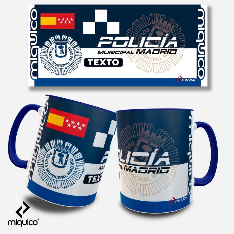 Taza personalizada Policía Municipal Madrid