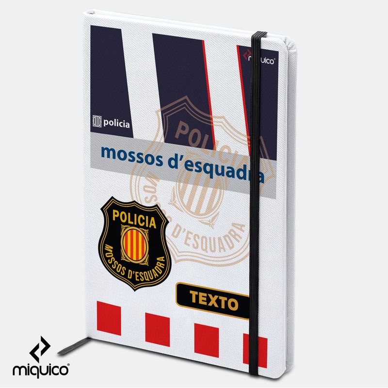Bloc personalizado Mossos d`Esquadra