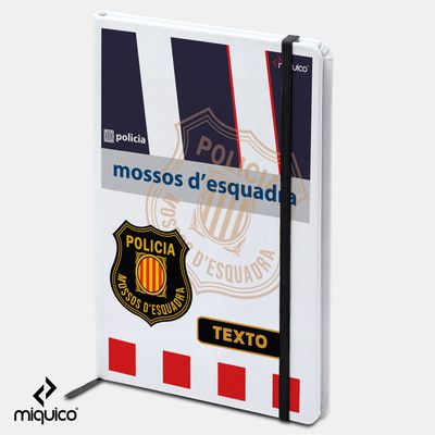 Bloc personalizado Mossos d`Esquadra
