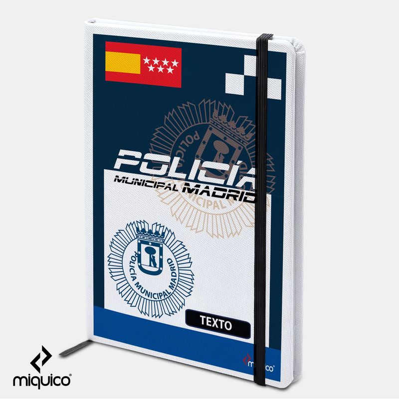 Bloc personalizado Policía Municipal Madrid