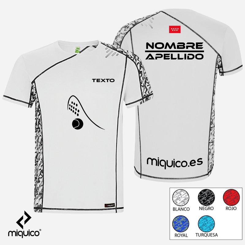 Camiseta Pádel personalizada ECO