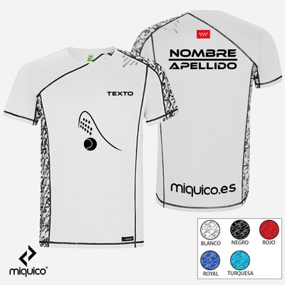 Camiseta Pádel personalizada ECO