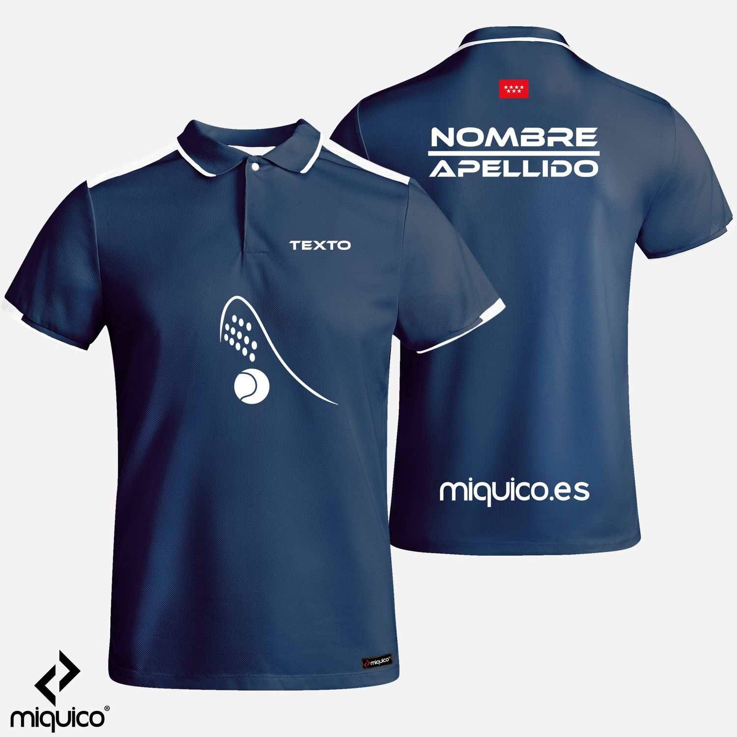 Polo Pádel personalizado