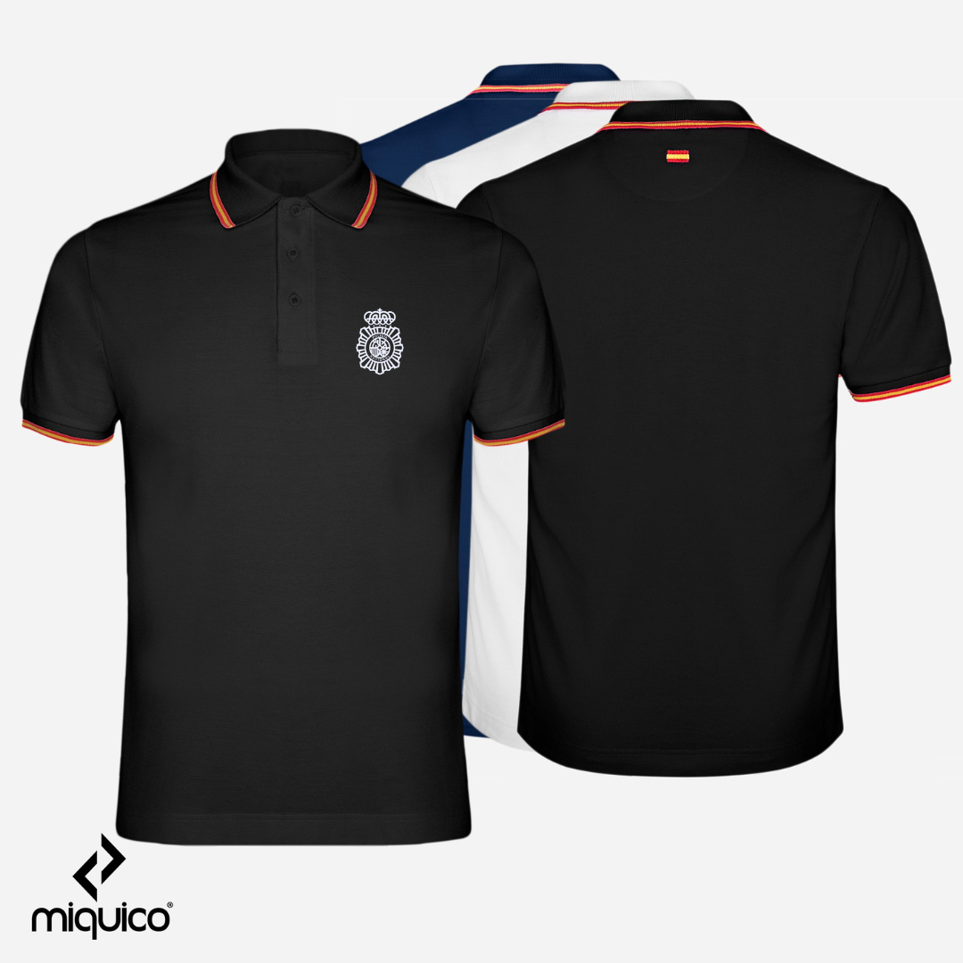 Polo bordado Policía Nacional España