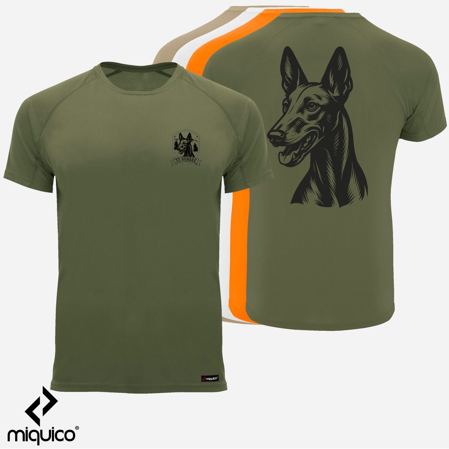 Camiseta personalizada Podenco