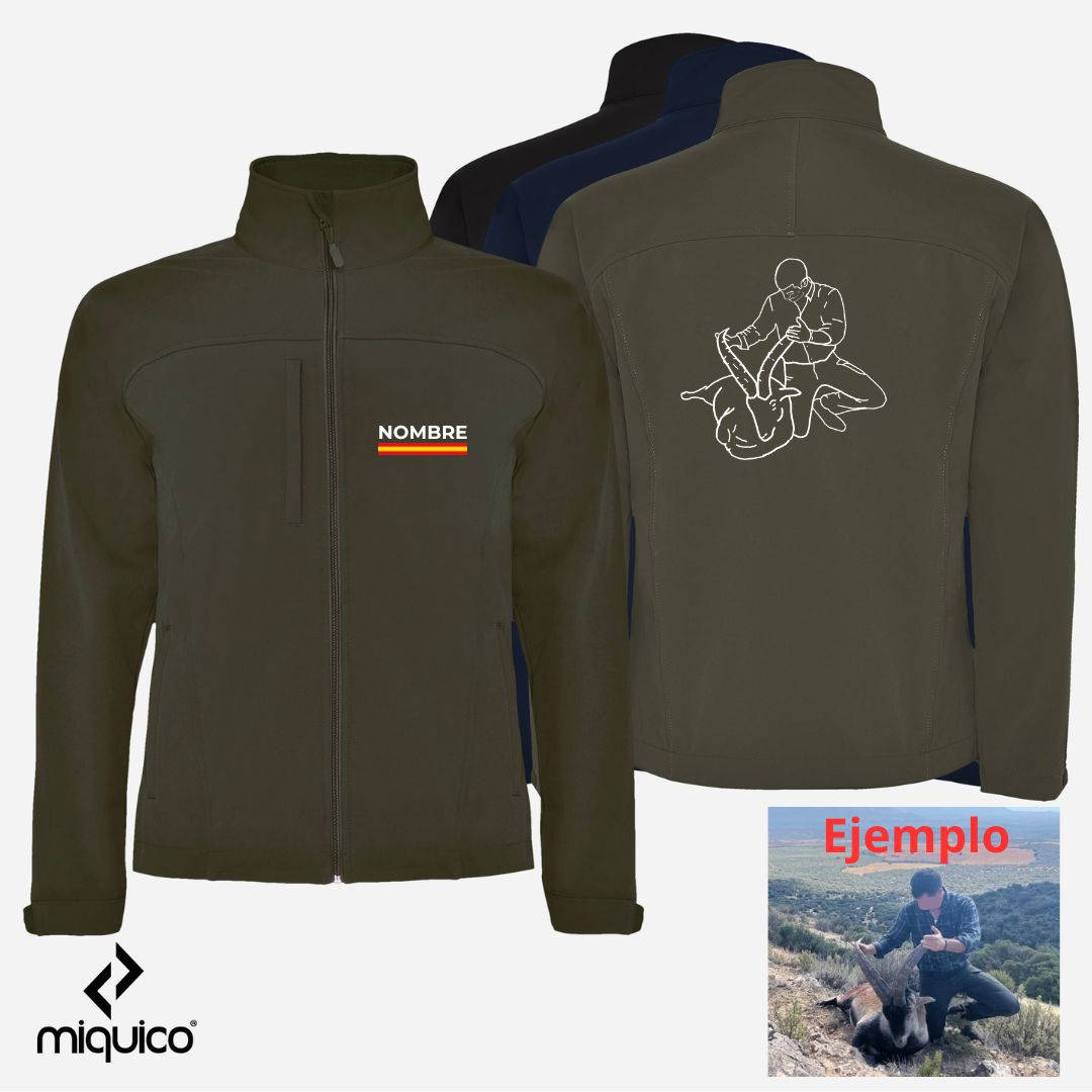Softshell bordado Silueta Personalizada