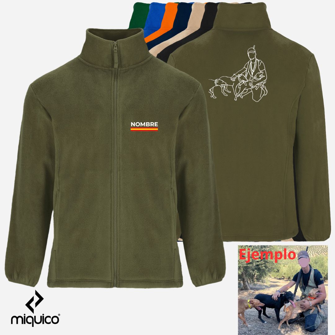 Polar bordado Silueta Personalizada