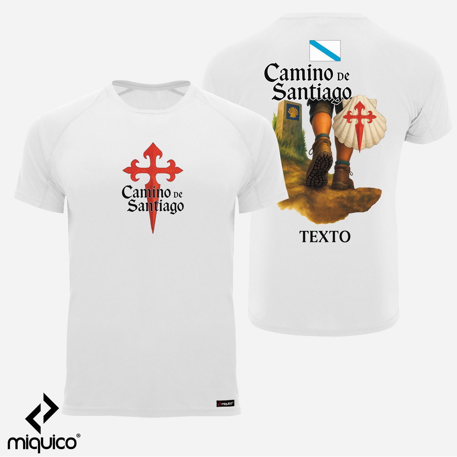 Camiseta personalizada Camino de Santiago