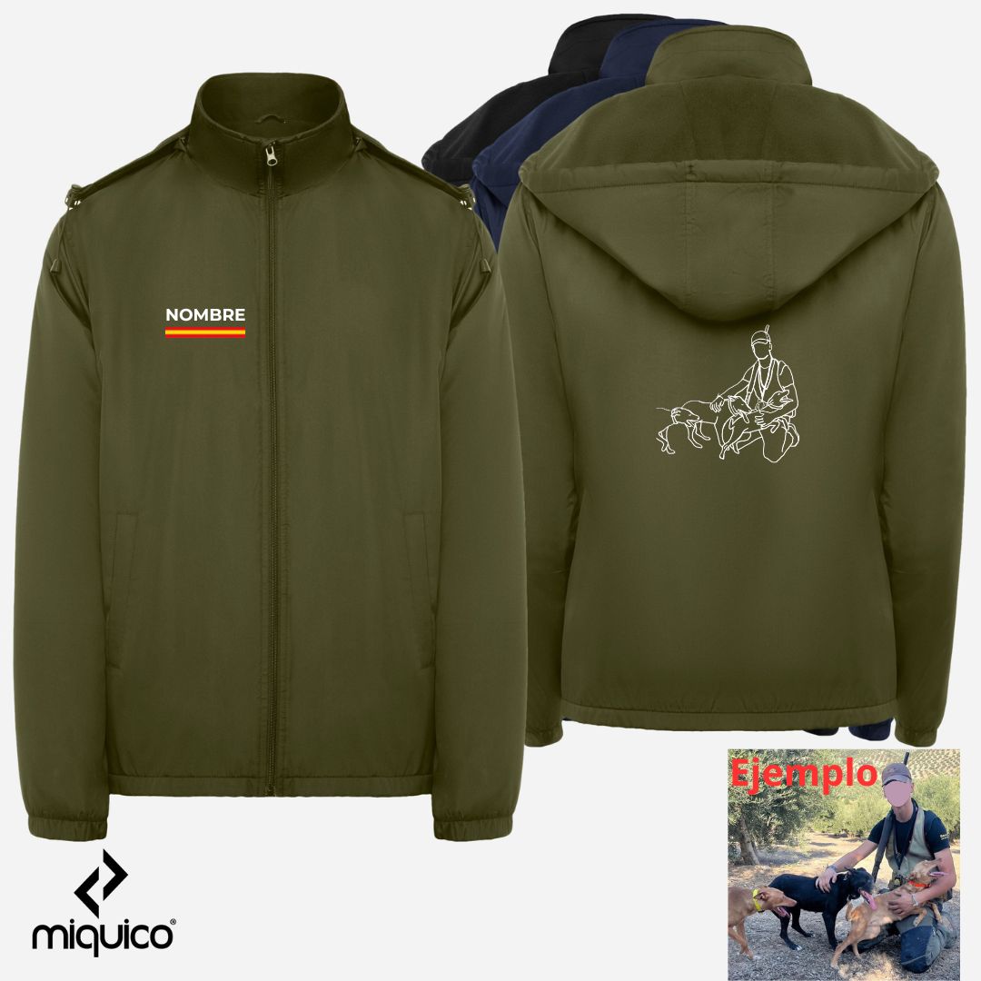 Impermeable bordado Silueta Personalizada