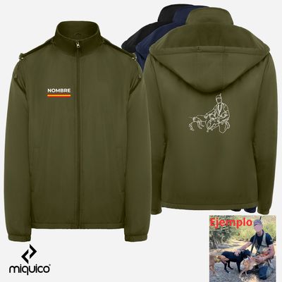 Impermeable bordado Silueta Personalizada