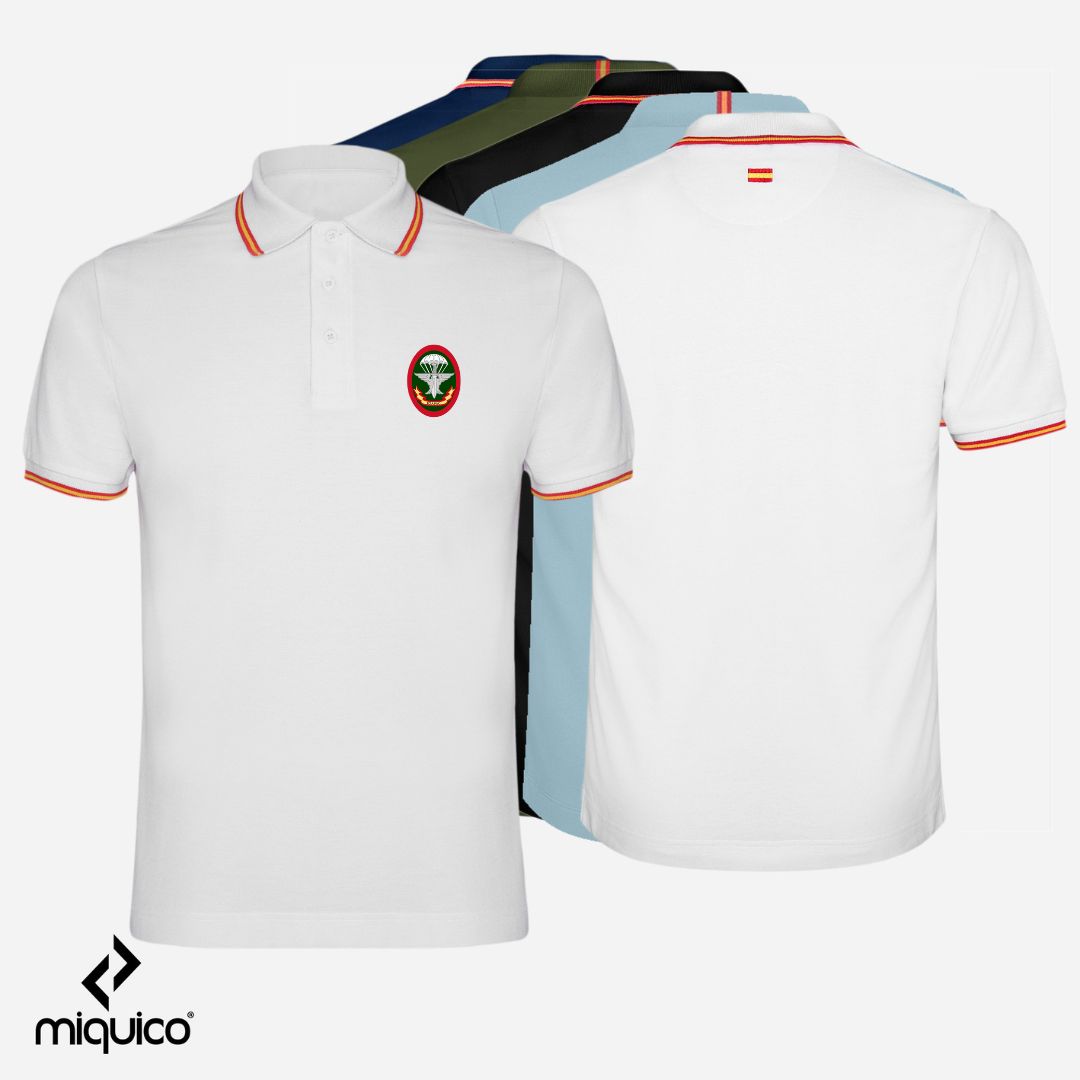 Polo bandera bordado EZAPAC
