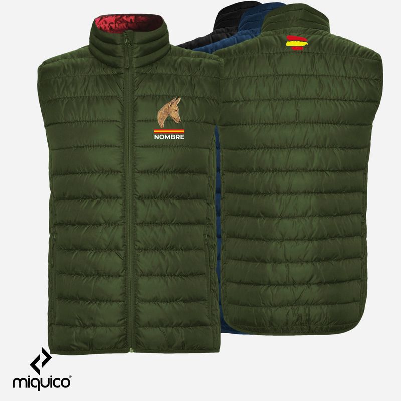 Chaleco bordado Podenco Caza