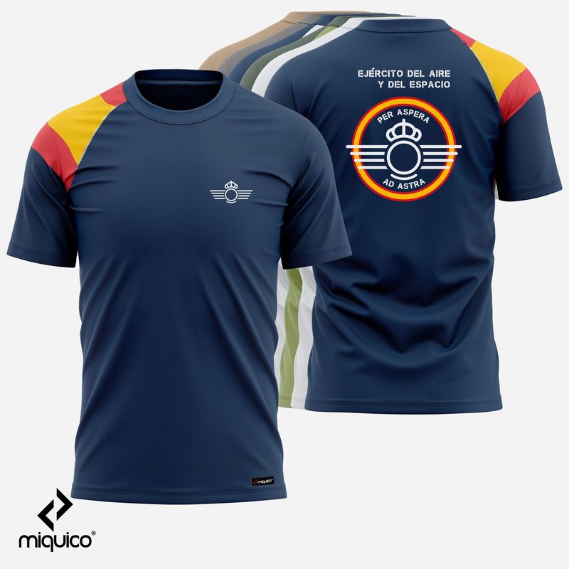 Camiseta bandera Ejército del Aire y del Espacio Camiseta bandera Ejército del Aire y del Espacio