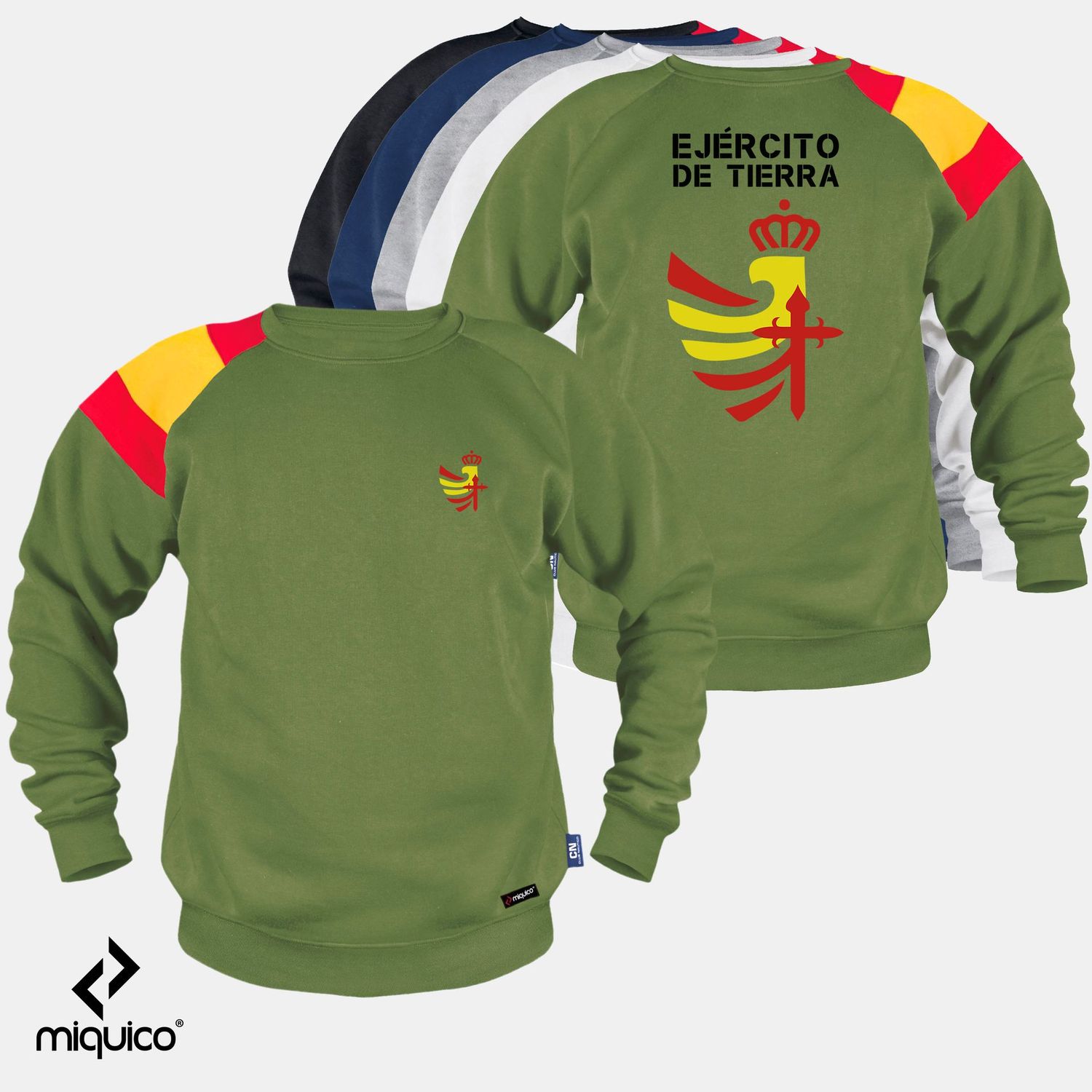 Sudadera bandera Ejército de Tierra Sudadera bandera Ejército de Tierra