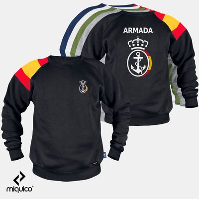 Sudadera bandera Armada Española Sudadera bandera Armada Española