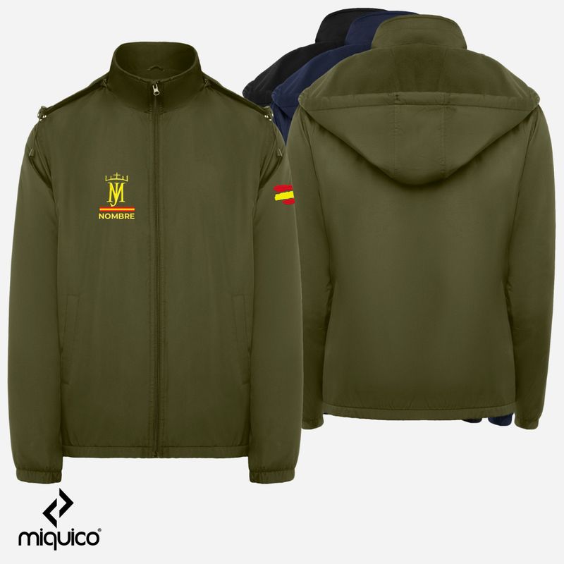Chaqueta impermeable bordada con tu Hierro