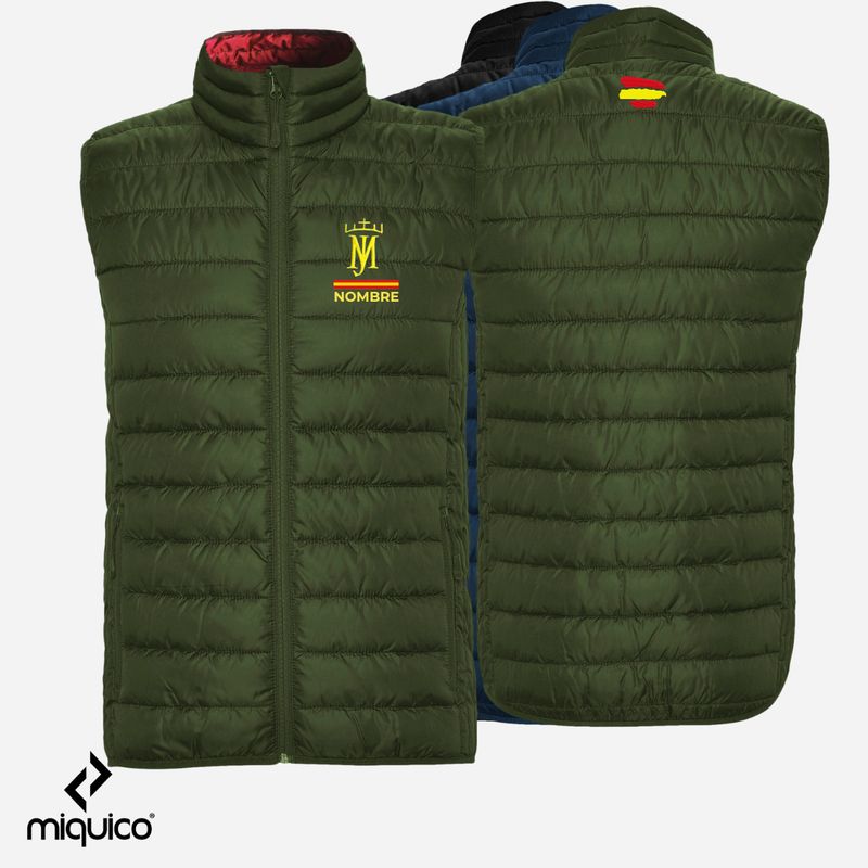 Chaleco bordado con tu Hierro