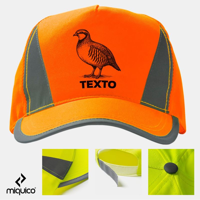 Gorra Caza Perdiz Alta Visibilidad