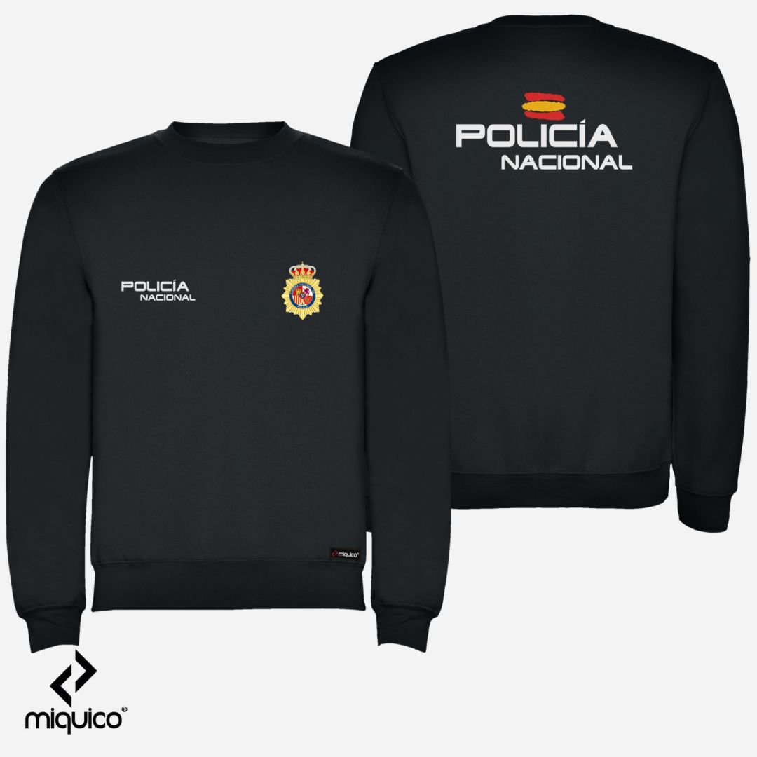 Sudadera clásica CNP TALLA L NEGRA