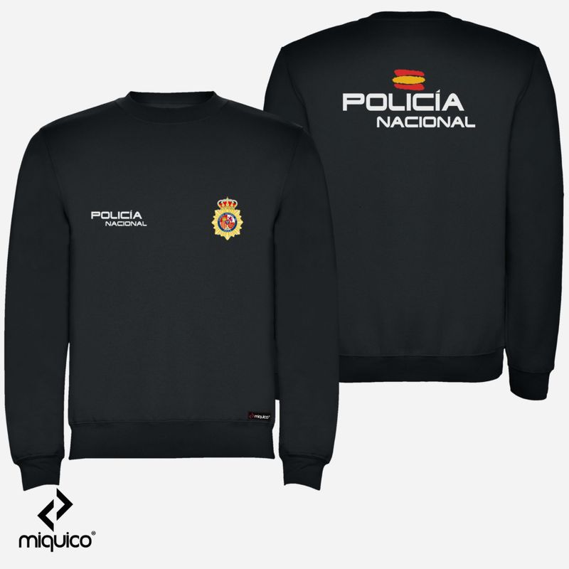 Sudadera clásica CNP TALLA L NEGRA Sudadera clásica CNP TALLA L NEGRA