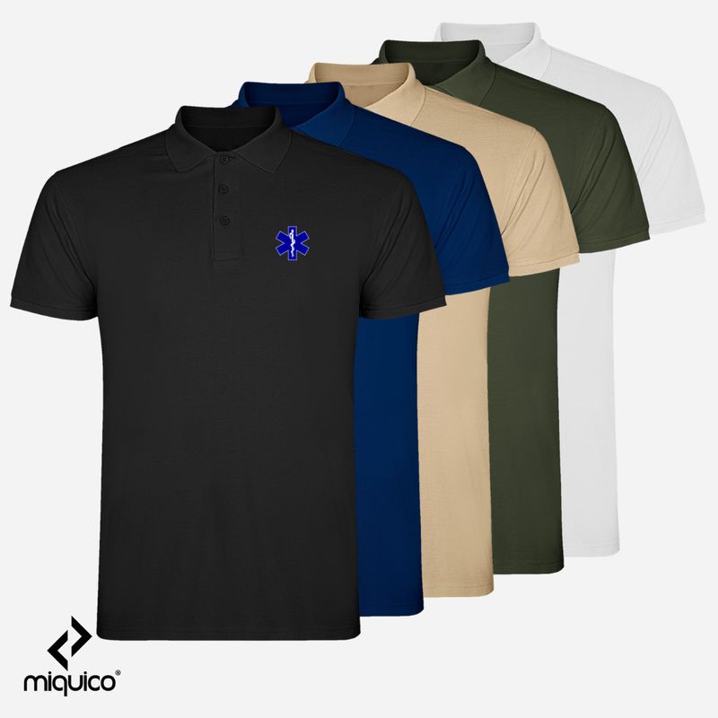 Polo bordado Sanidad