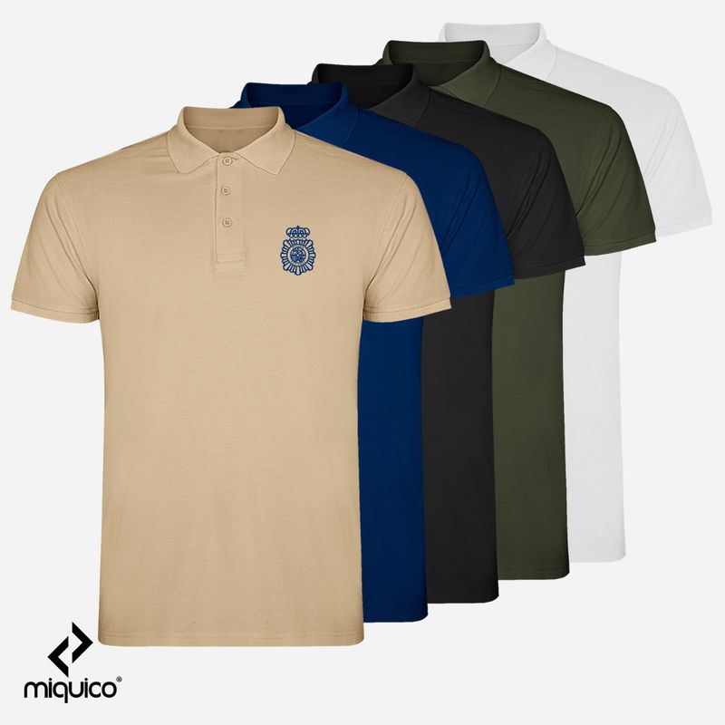 Polo bordado Policía Nacional