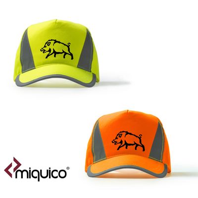 Gorra Caza Jabalí Alta Visibilidad