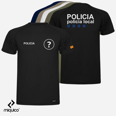 Camiseta personalizada Policia Local Catalunya