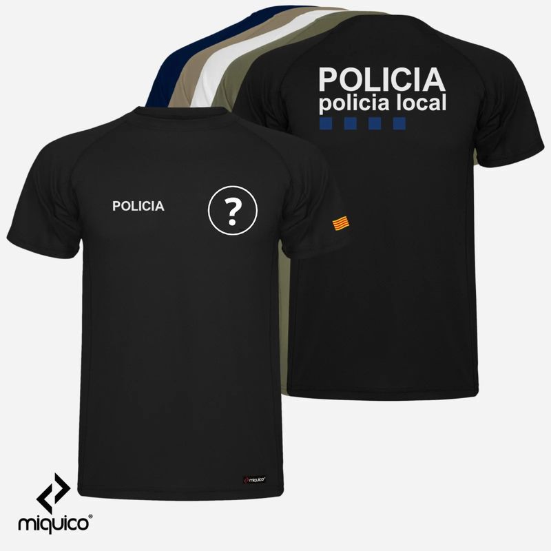 Camiseta personalizada Policia Local Catalunya