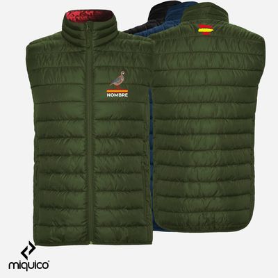 Chaleco bordado Perdiz Caza
