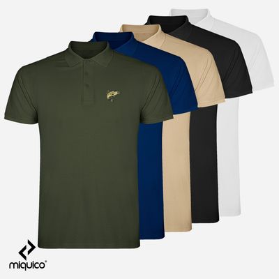 Polo bordado Pesca
