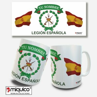 Taza personalizada Legión Española