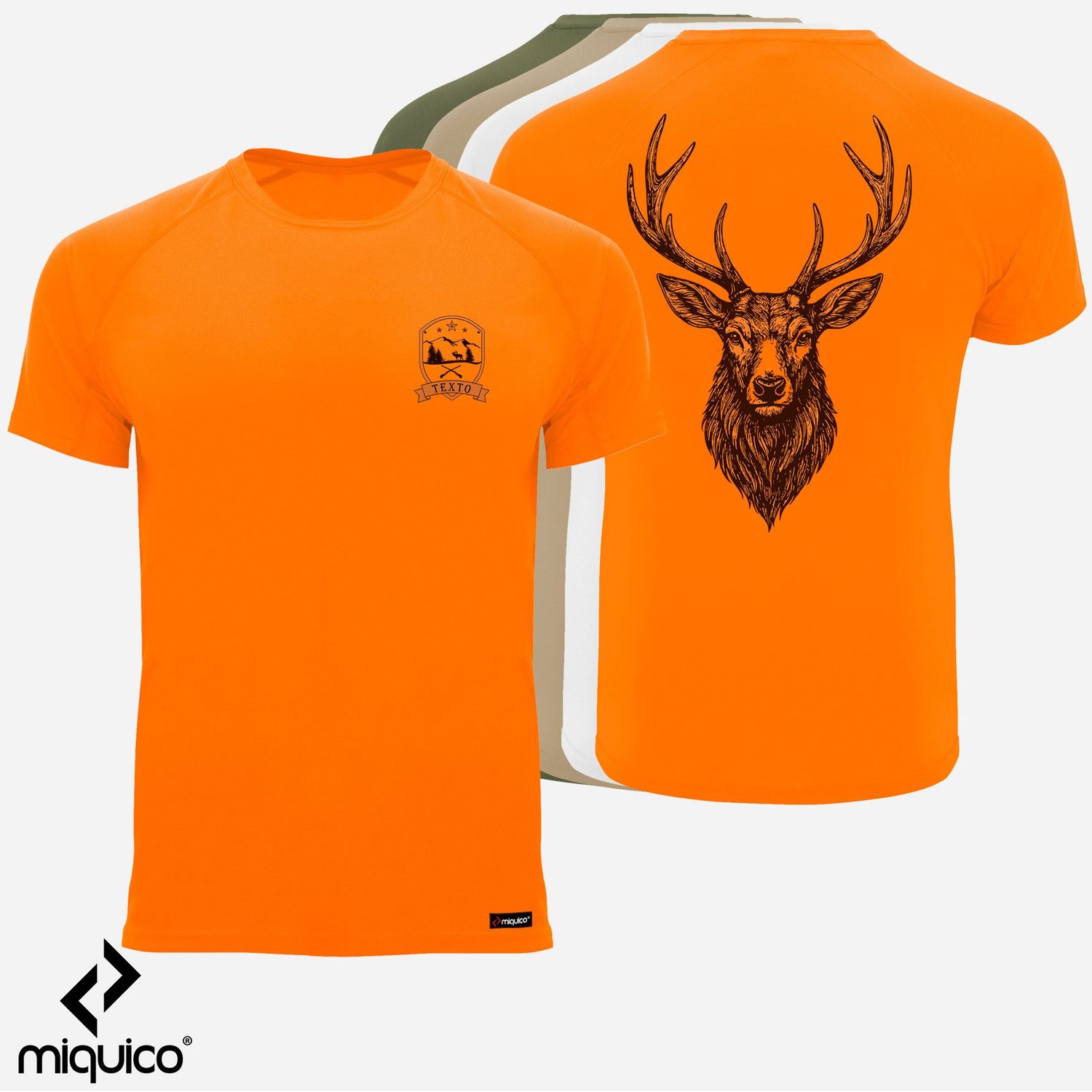 Camiseta personalizada Ciervo Caza Camiseta personalizada Ciervo Caza