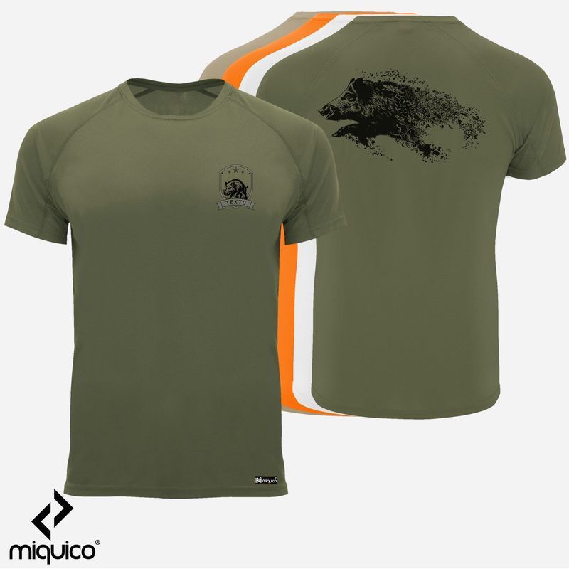 Camiseta personalizada Caza Jabalí
