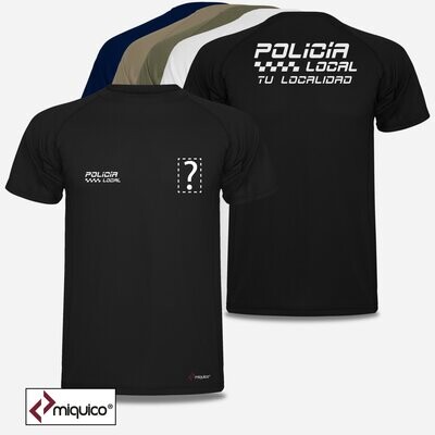 Camiseta personalizada Policía Local Camiseta personalizada Policía Local