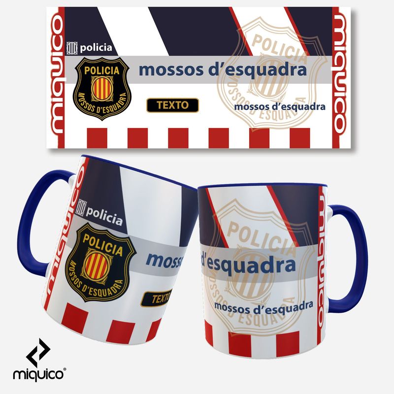 Taza personalizada Mossos d’Esquadra Taza personalizada Mossos d’Esquadra