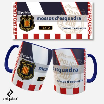Taza personalizada Mossos d’Esquadra Taza personalizada Mossos d’Esquadra