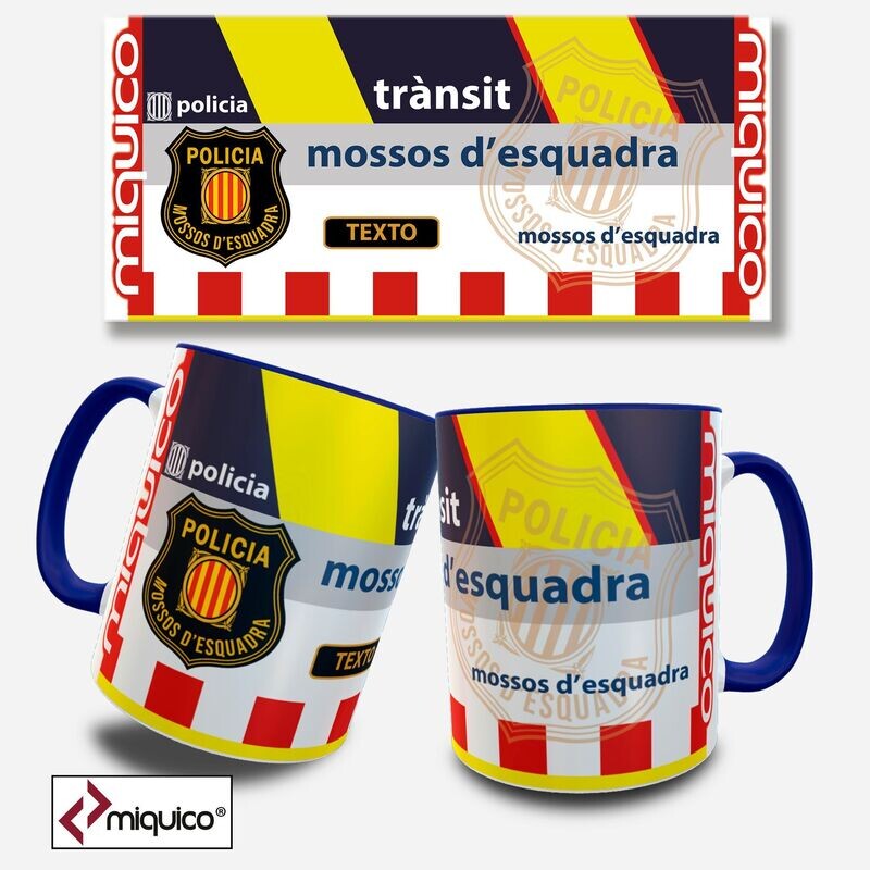 Taza personalizada Trànsit Mossos d’Esquadra Taza personalizada Trànsit Mossos d’Esquadra