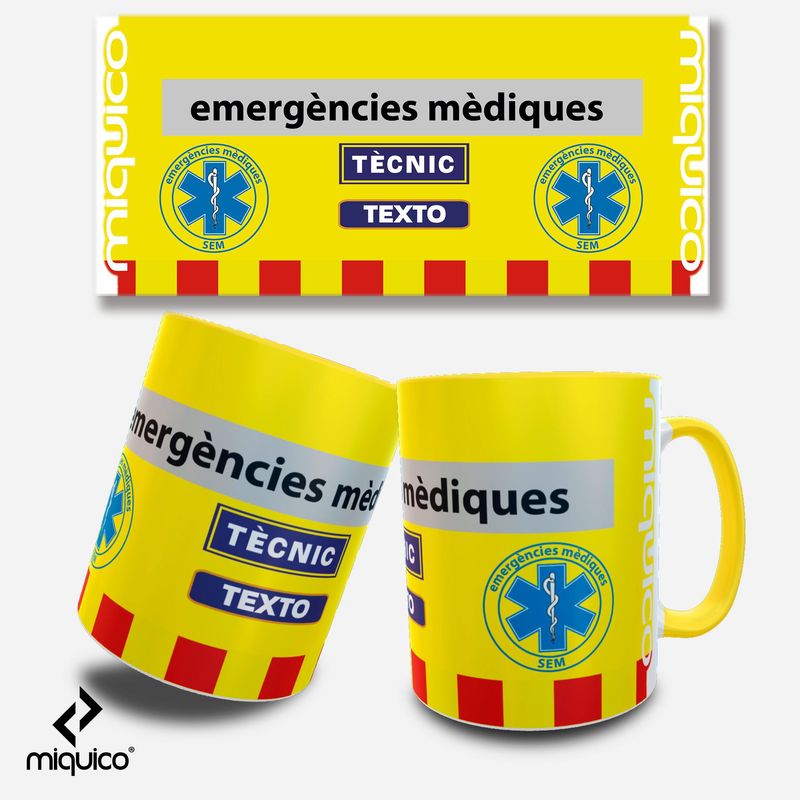 Taza personalizada SEM Emergències Mèdiques Taza personalizada SEM Emergències Mèdiques