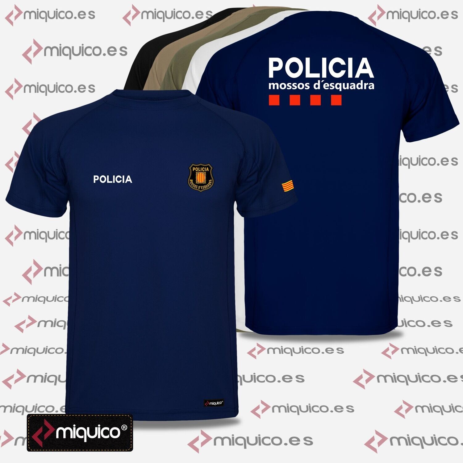 Camiseta Mossos d’Esquadra Pro Camiseta Mossos d’Esquadra Pro