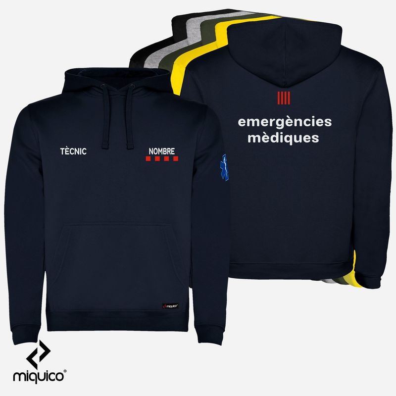 Sudadera personalizada SEM Emergències Mèdiques Sudadera personalizada SEM Emergències Mèdiques