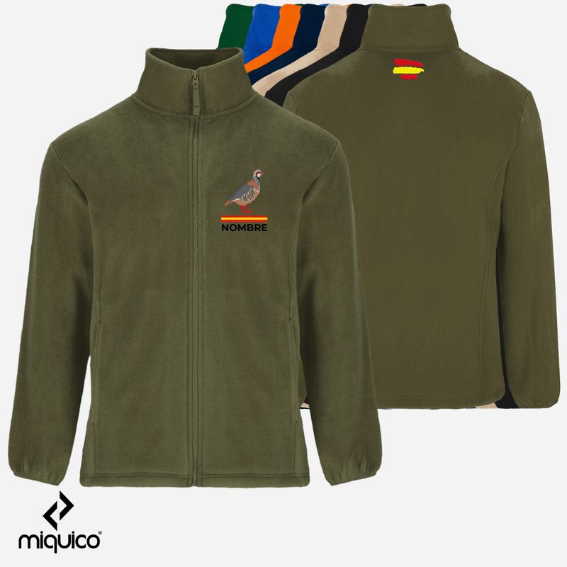 Polar bordado Perdiz Caza
