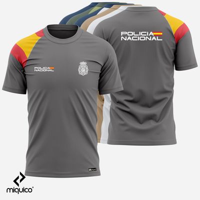 Camiseta bandera Policía Nacional Camiseta bandera Policía Nacional