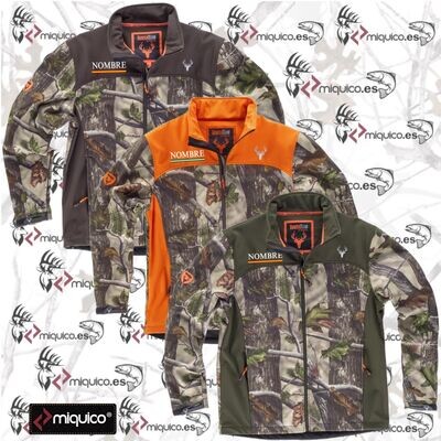 Chaqueta personalizada camuflaje caza
