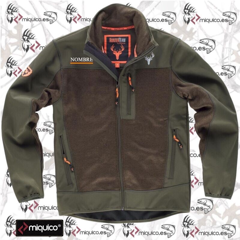 Chaqueta personalizada caza senderismo