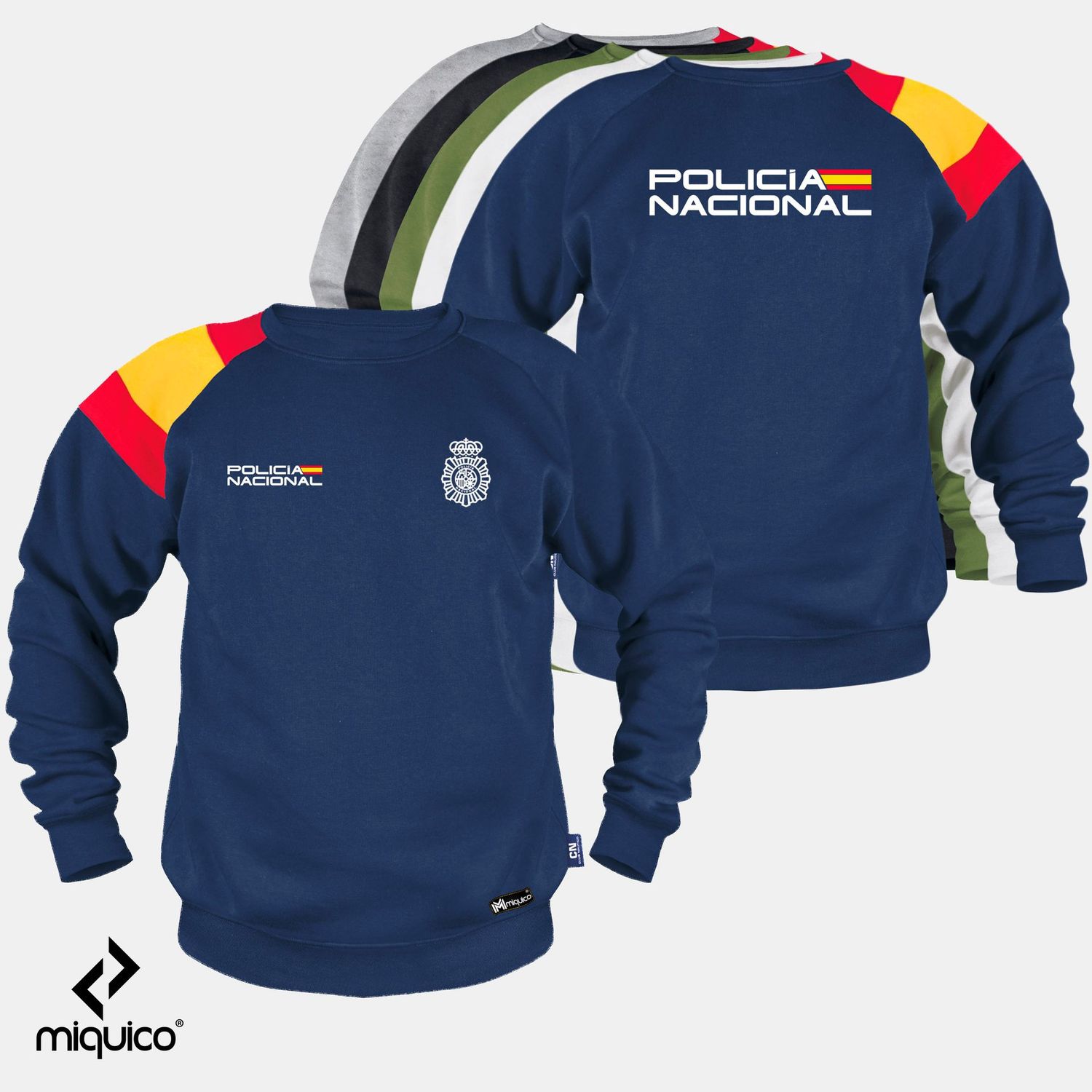 Sudadera bandera Policía Nacional