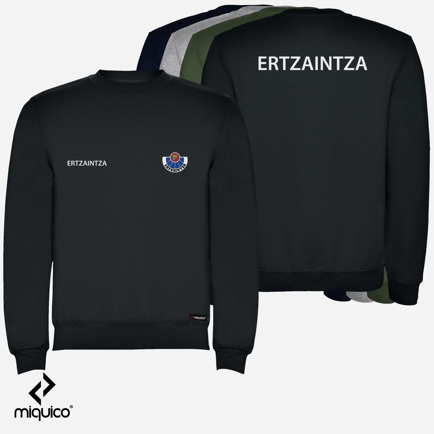 Sudadera clásica Ertzaintza Sudadera clásica Ertzaintza