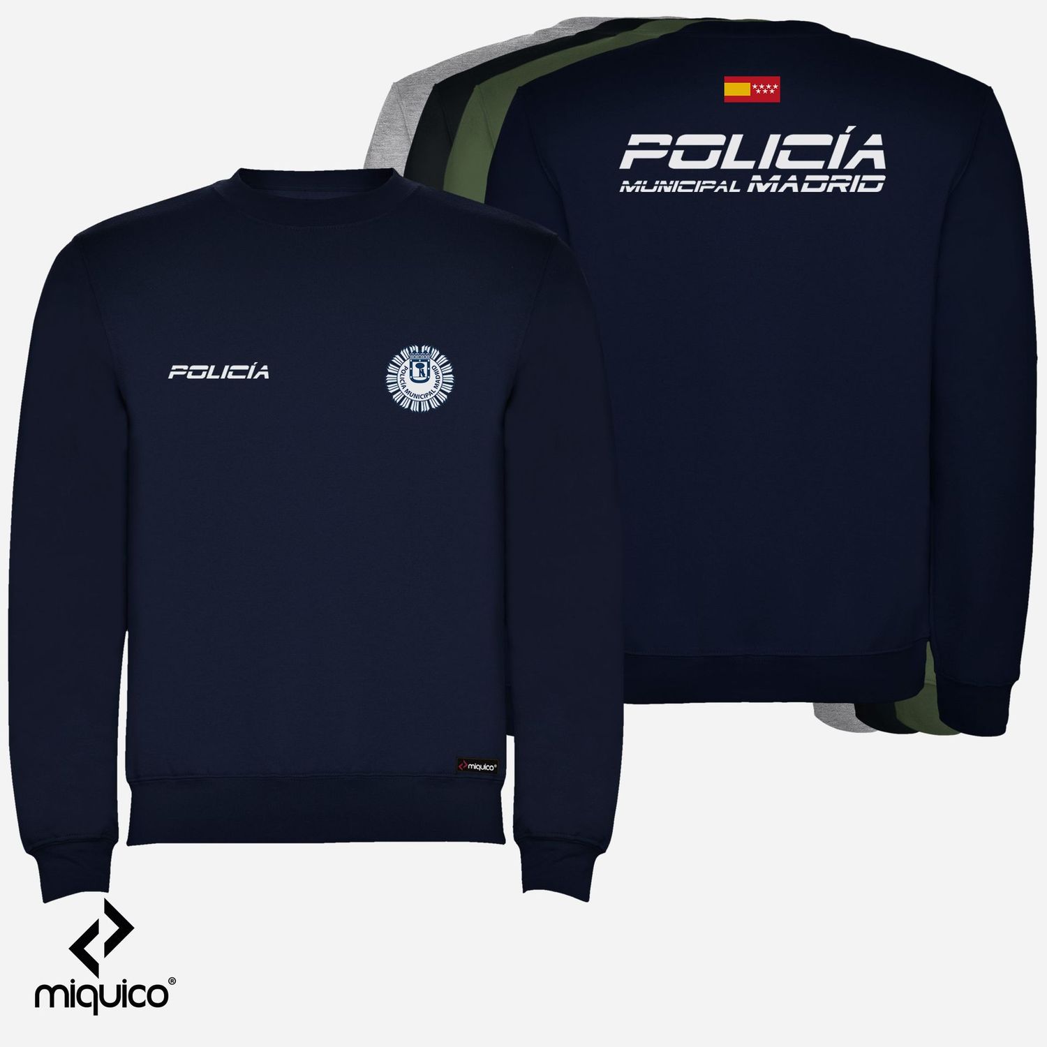 Sudadera clásica Policía Municipal Madrid
