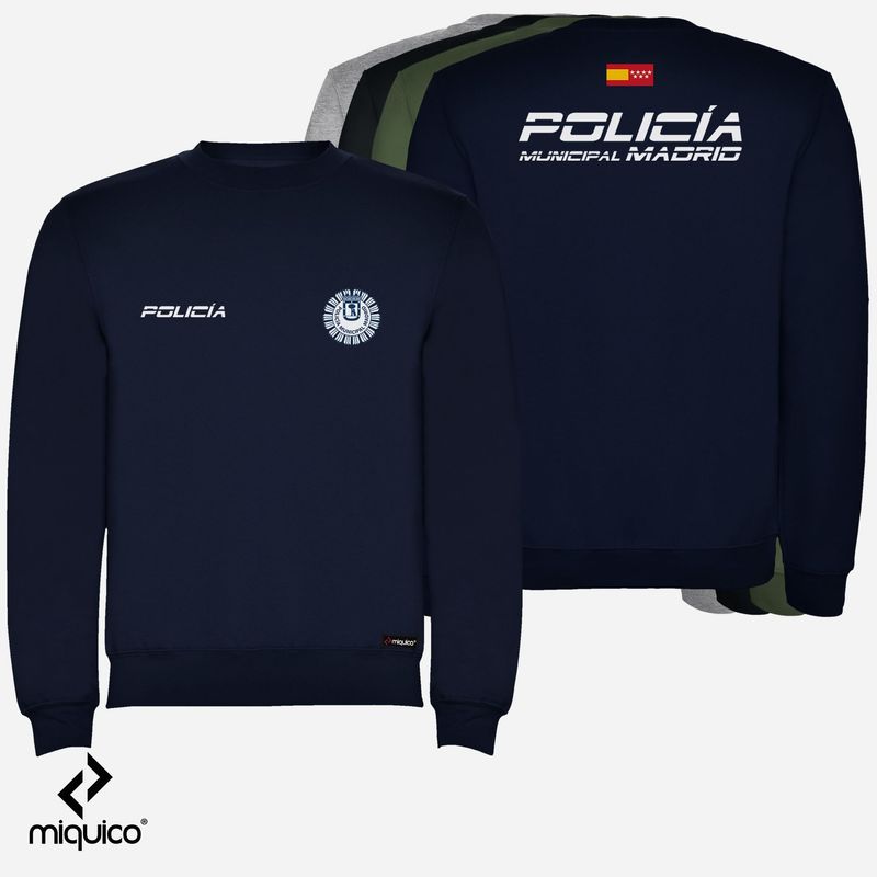 Sudadera clásica Policía Municipal Madrid